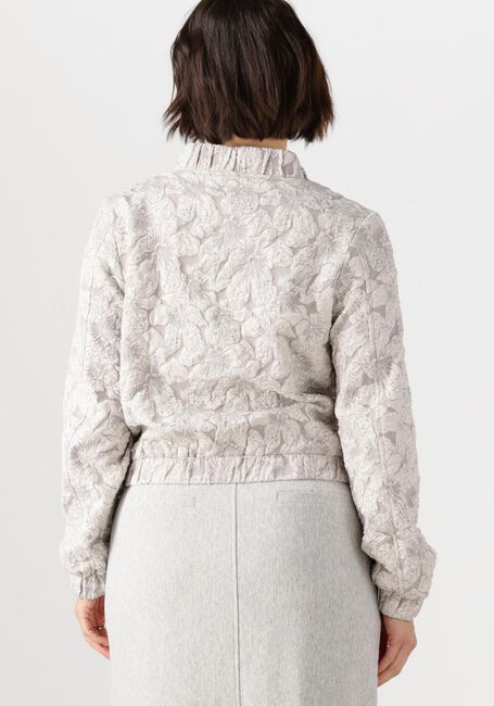 JANSEN AMSTERDAM Jack JOSIEN JASJE J 275 JACQUARD BOMBER LONG SLEEVE en gris - large
