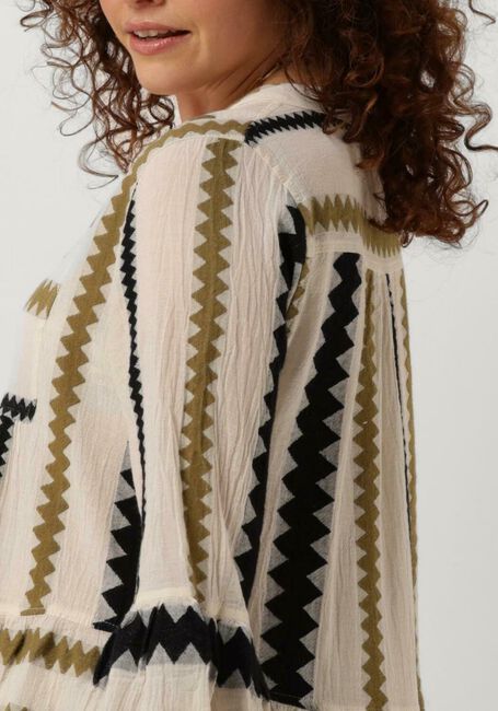 Gebroken wit DEVOTION Mini jurk ELLA - large