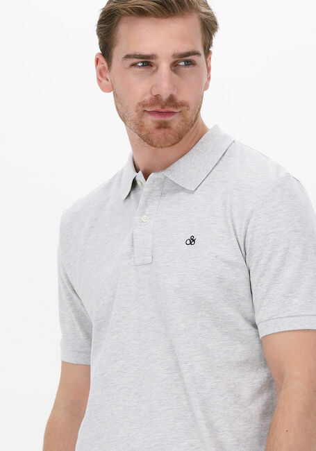 SCOTCH & SODA Polo PIQUE POLO Gris clair - large