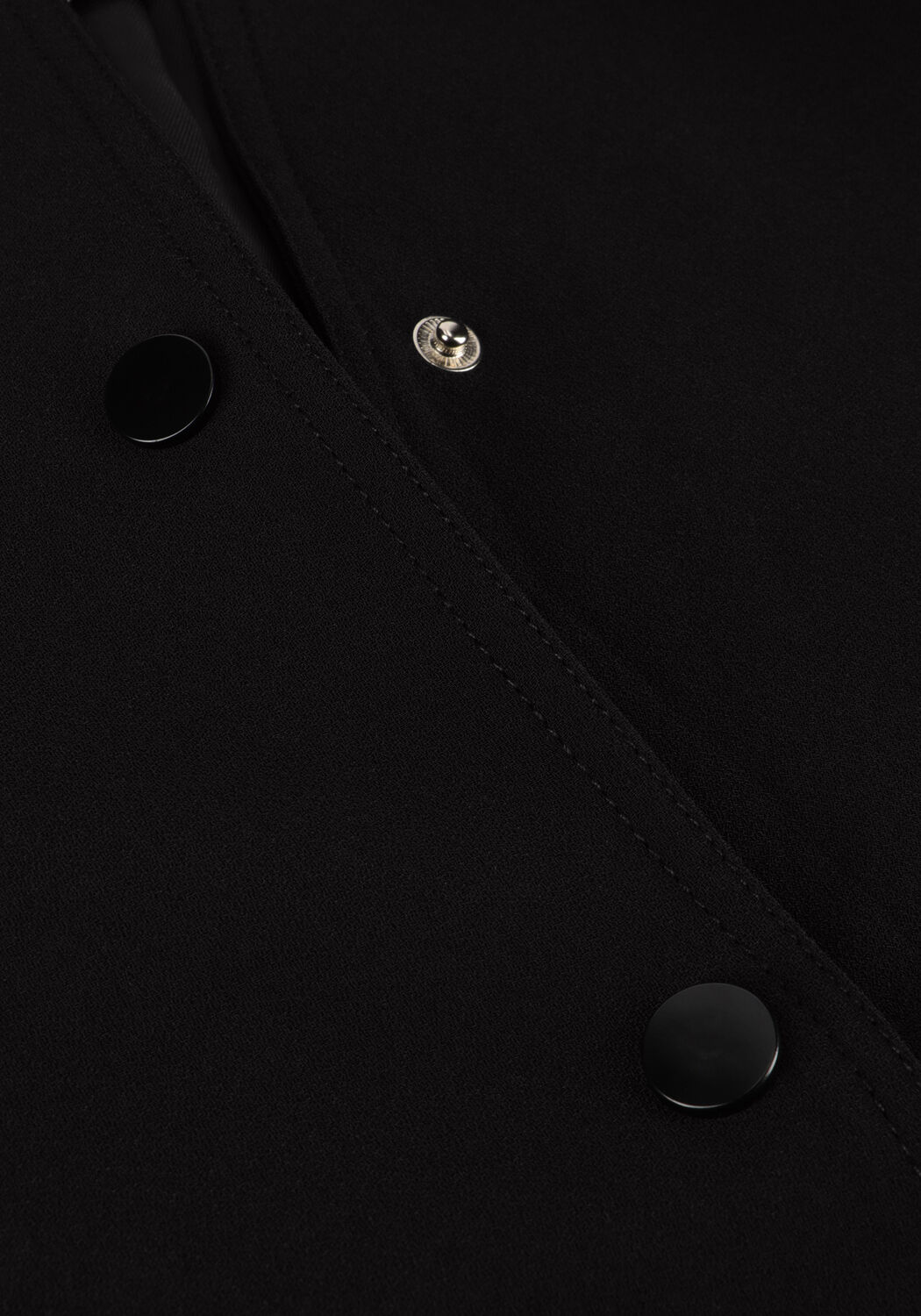 NEO NOIR Jack VACCARO SOLID BOMBER JACKET en noir - large
