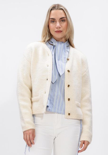 Creme DANTE6 Vest BETH BOUCLE CARDIGAN - large