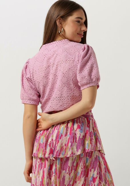 OBJECT Haut OBJFEODORA S/S TOP NOOS en rose - large