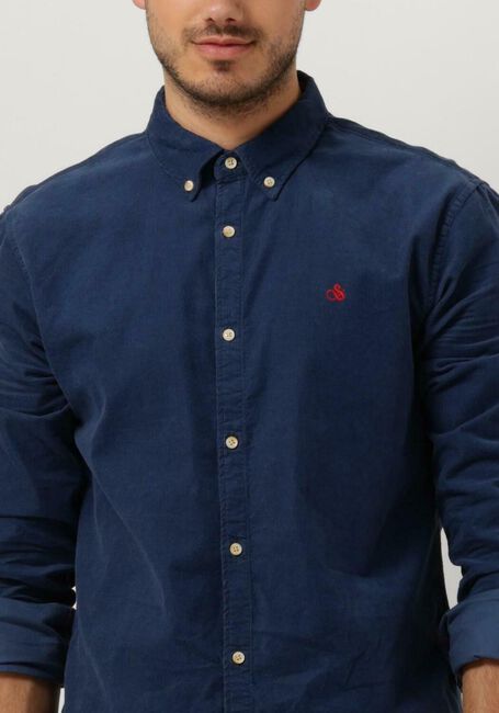 SCOTCH & SODA Chemise décontracté FINE CORDUROY SHIRT - SLIM FIT en bleu - large