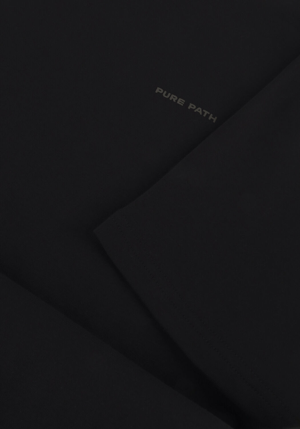 Zwarte PURE PATH T-shirt ESSENTIAL TRIANGLE TEE - large