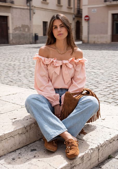 AMAYA AMSTERDAM DANE BLOUSE Blouses en rose - large