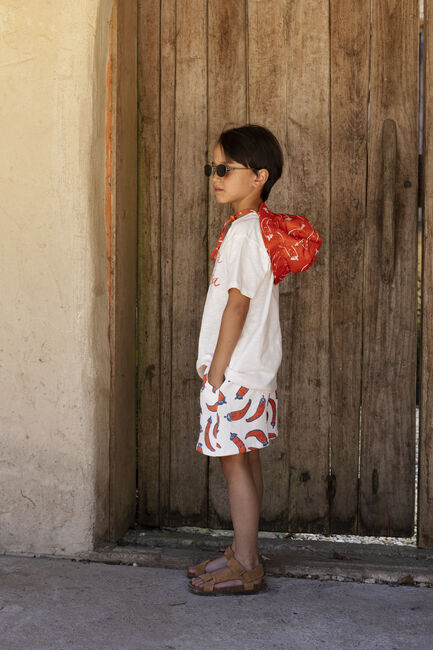 AMMEHOELA Pantalon courte APOLLO en blanc - large