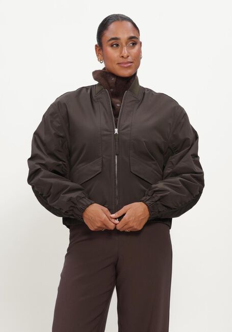 MSCH COPENHAGEN Jack MSCHKOSHER BOMBER JACKET en marron - large