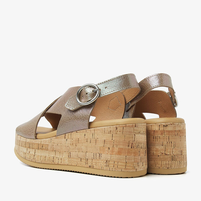 Bruine VIA VAI Sandalen SISSEL RAISE - large