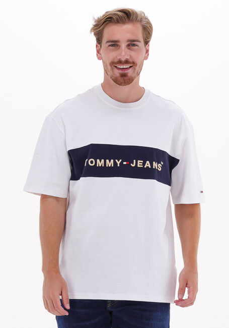 Gebroken wit TOMMY JEANS T-shirt TJM PRINTED ARCHIVE TEE - large