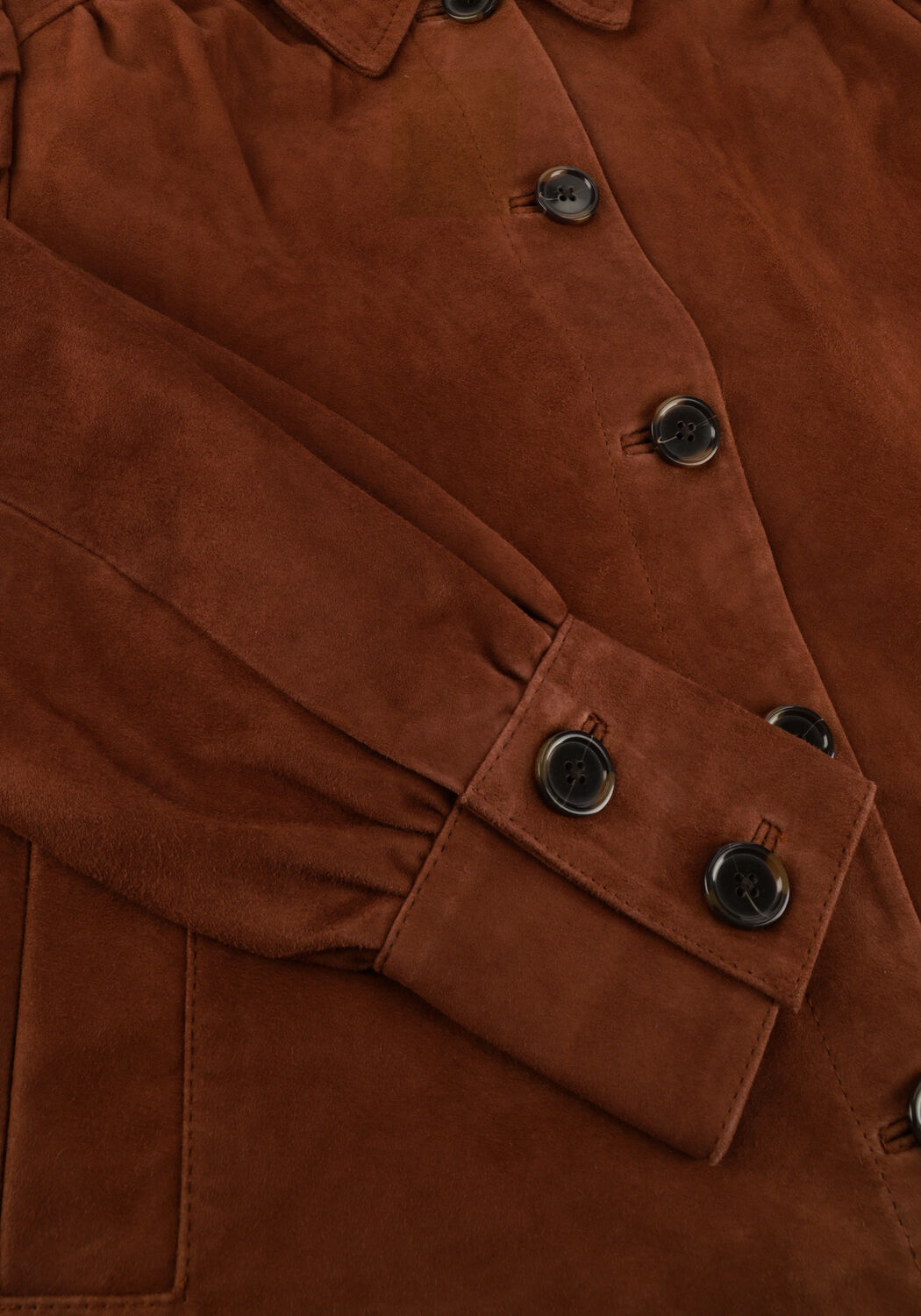 DANTE6 Jack MICAIAH CROPPED SUEDE JACKET en marron - large