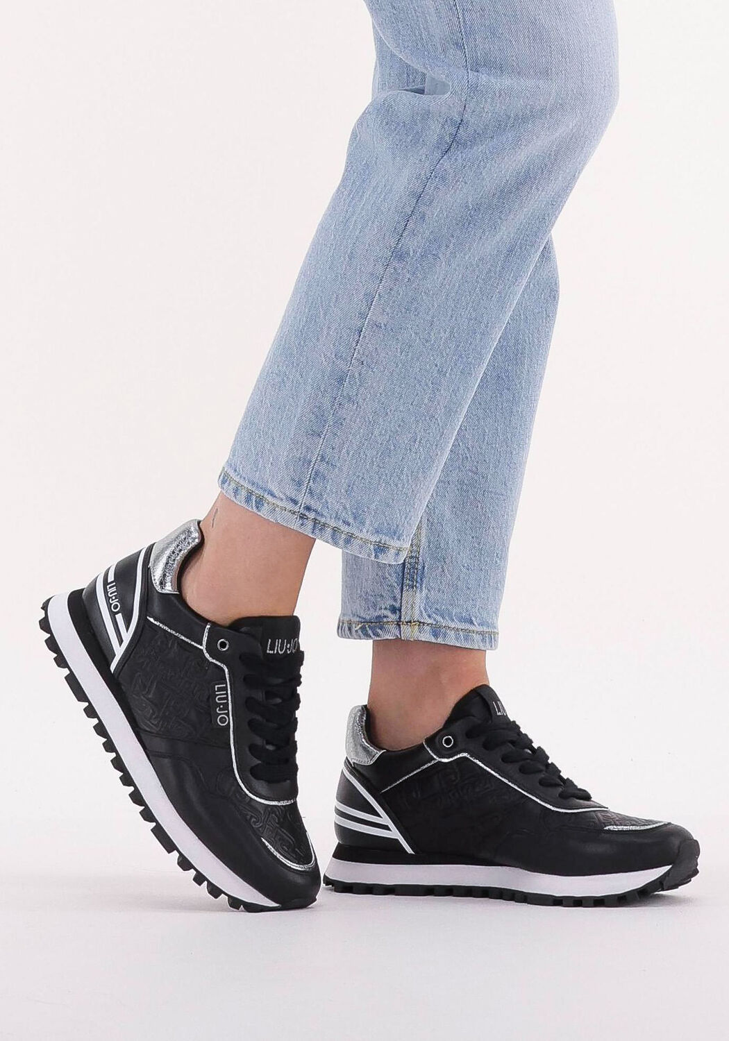 Zwarte sneakers dames liu jo 2025