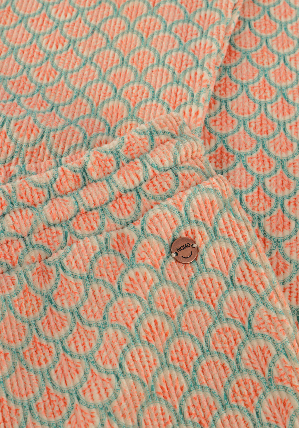 NONO Pantalon &eacute;vas&eacute; SADY VELVET RIB FLARED PANTS en multicolore - large