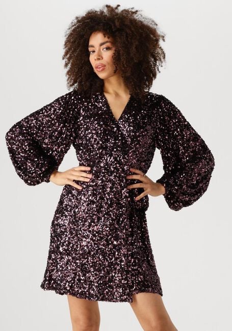 Paarse NOTRE-V Mini jurk NV-ELENA - large