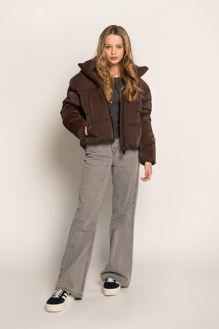 Lichtgrijze FRANKIE & LIBERTY Wide jeans ATTITUDE WIDE LEG - large