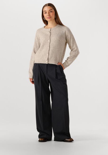 SUMMUM Gilet CARDIGAN WOOL ELASTANE BLEND KNIT en beige - large