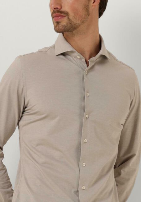 PROFUOMO Chemise classique SHIRT X-CUTAWAY JAPANESE KNITTED en beige - large