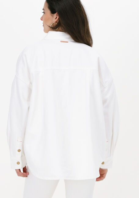 SCOTCH & SODA Veste en jean WHITE DENIM OVERSHIRT WITH WESTERN DETAILSDE en blanc - large