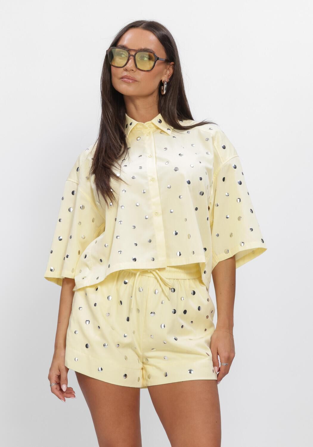 Gele STUDIO AMAYA  MARA BLOUSE - large
