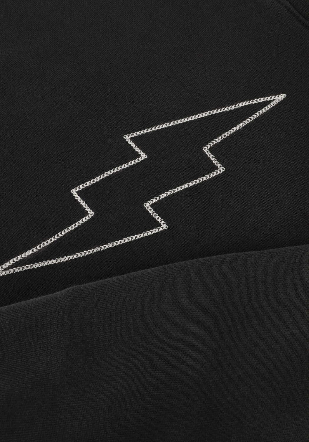 Zwarte RYLEE + CRU Sweater RELAXED SWEATSHIRT BOLT - large