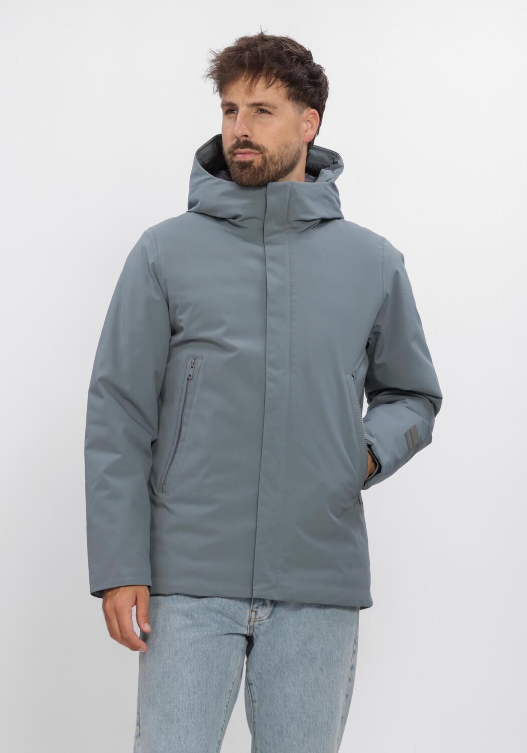 ELVINE Vestes d'hiver VHINNER en gris - large
