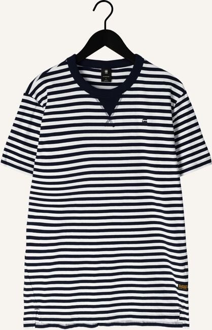 Donkerblauwe G-STAR RAW T-shirt NIFOUS STRIPE R T Donkerblauwe G-STAR RAW T-shirt NIFOUS STRIPE R T - large