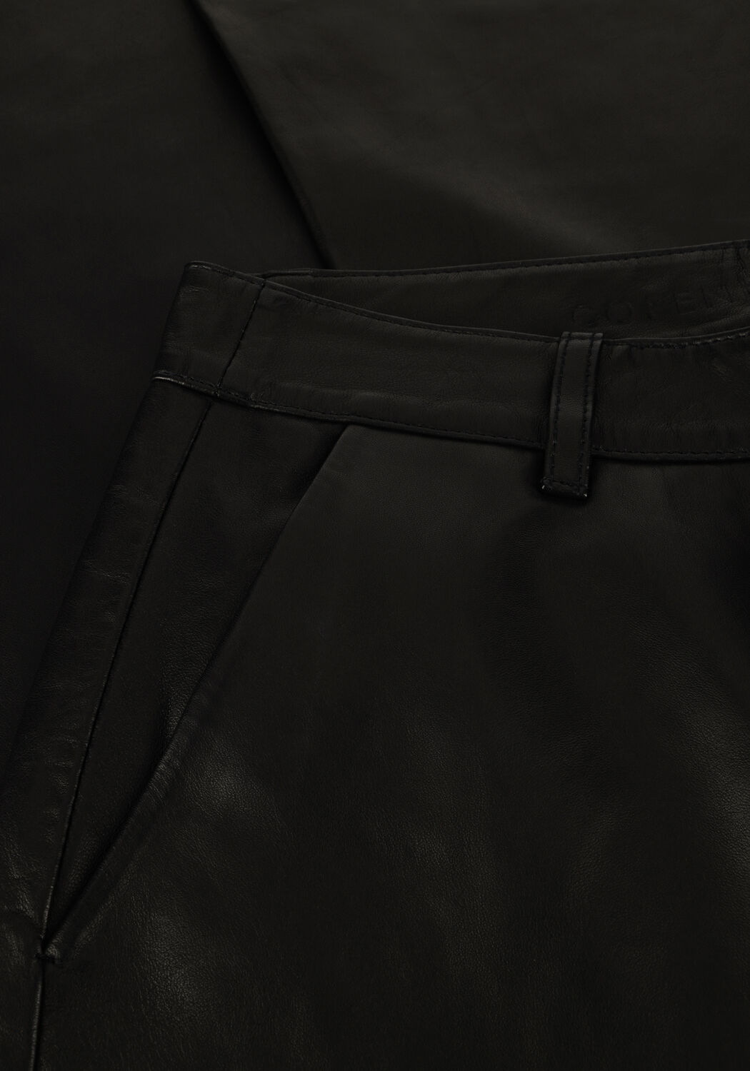 Zwarte COPENHAGEN MUSE Wijde broek CMROYAL-PANTS - large