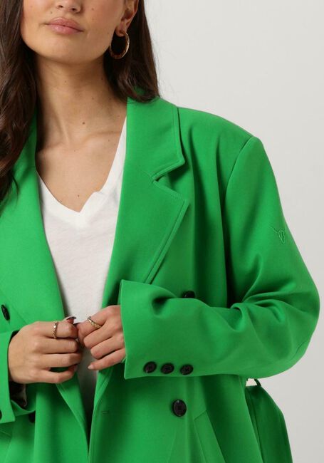 Groene ALIX THE LABEL Jassen LADIES WOVN LONG TRENCH COAT - large