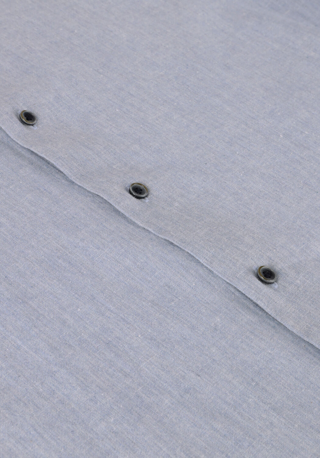 Lichtblauwe PROFUOMO Klassiek overhemd SHIRT CUTAWAY SC COTTON LINNEN - large