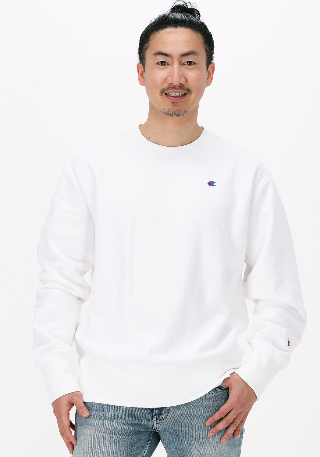 champion chandail crewneck sweatshirt en blanc