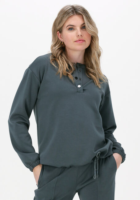 SIMPLE Pull JERSEY SWEATER SELENA SCUBA en vert - large