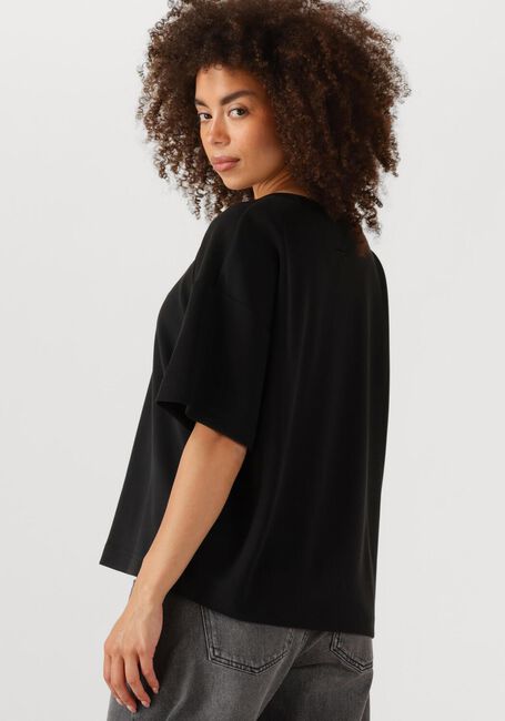 MY ESSENTIAL WARDROBE T-shirt HELLEMW EMB BOXY TEE en noir - large