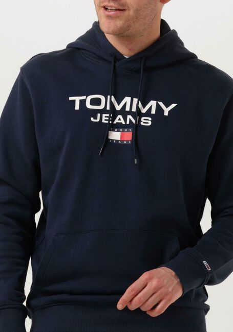 TOMMY JEANS Pull TJM REG ENTRY HOODIE Bleu foncé - large