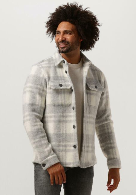 PROFUOMO Surchemise OVERSHIRT KNIT BOIL WL en gris - large