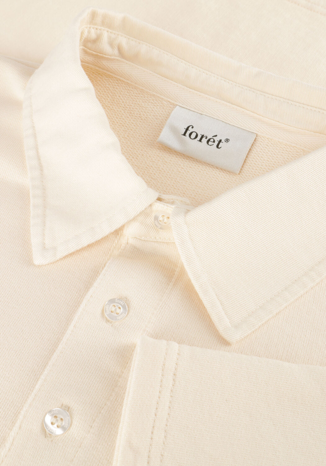 FOR&Eacute;T Chandail MATCH RUGBY SWEATSHIRT &Eacute;cru - large