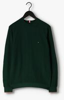 TOMMY HILFIGER Pull EXAGGERATED STRUCTURE CREW NECK Vert foncé