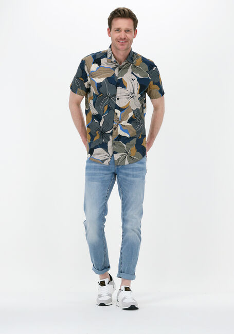 PME LEGEND Chemise décontracté SHORT SLEEVE SHIRT PRINT ON CTN SLUB en multicolore - large