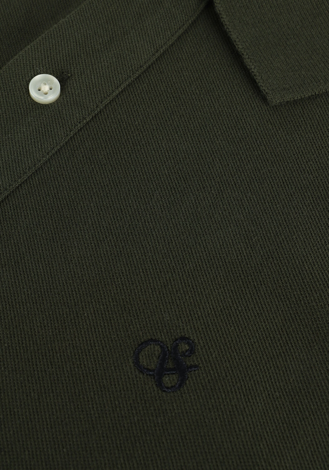 SCOTCH & SODA Polo PIQUE POLO Vert fonc&eacute; - large