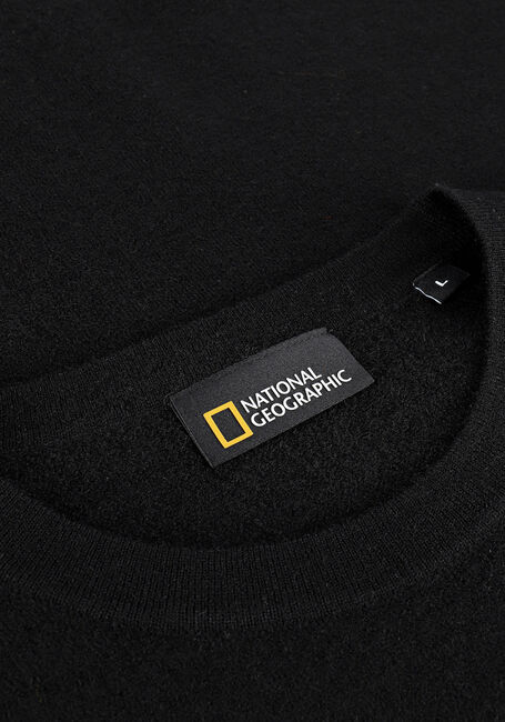 NATIONAL GEOGRAPHIC Pull KNITTED CREW en noir - large