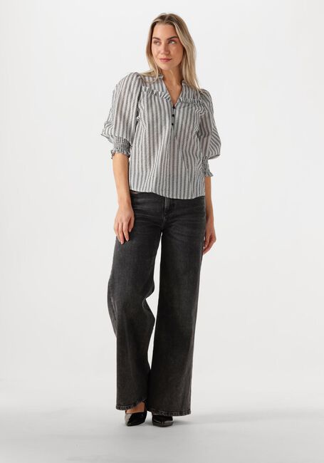 Witte CO'COUTURE  NORACC FRILL SS BLOUSE - large