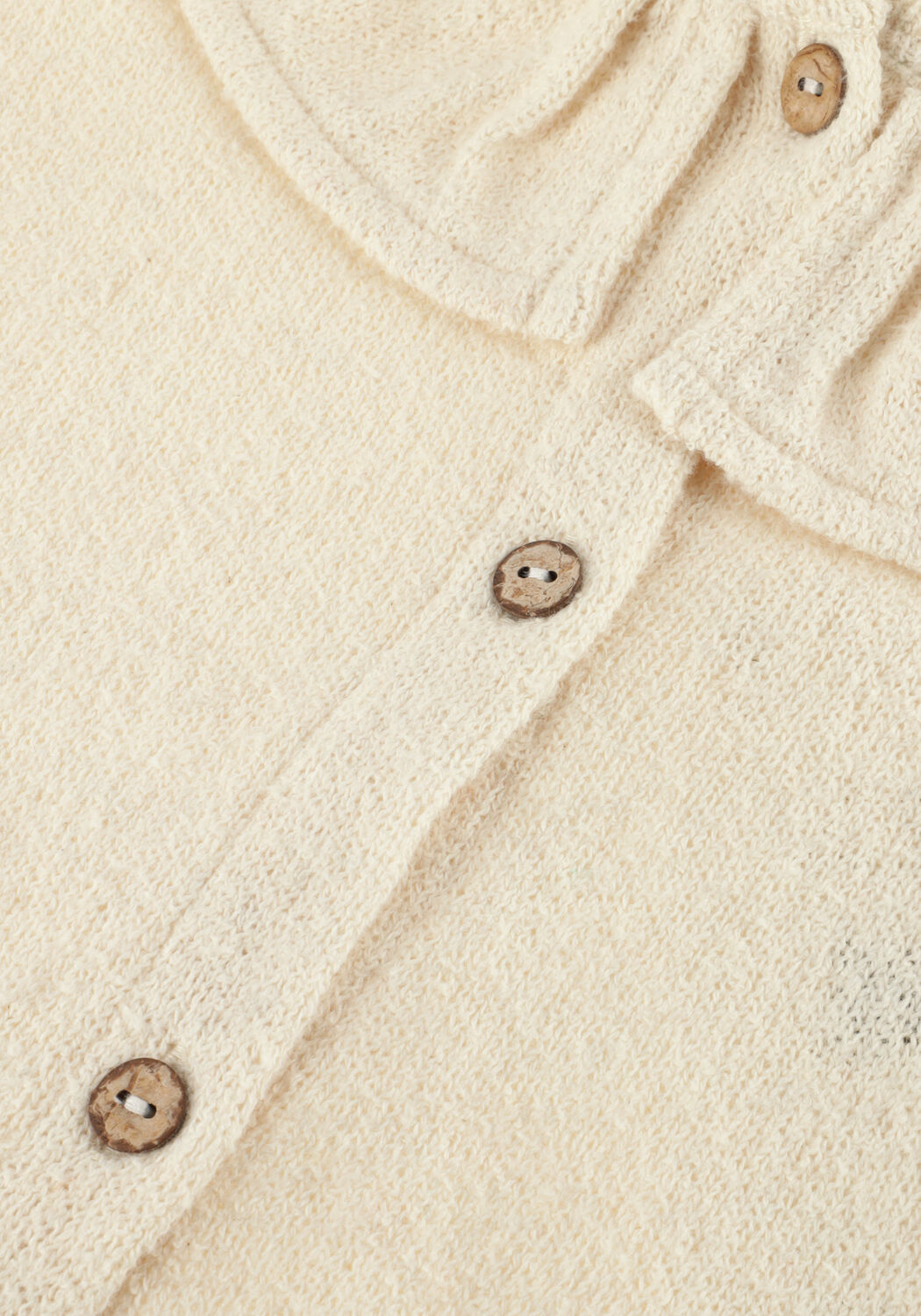 Ecru PLAY UP Top JERSEY CARDIGAN - large