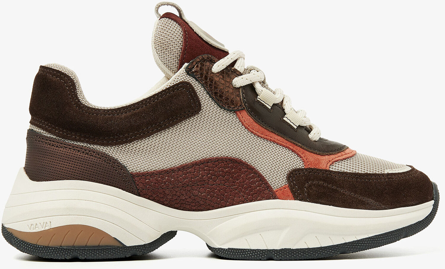 VIA VAI Baskets basses PEPPER FIN en rouge