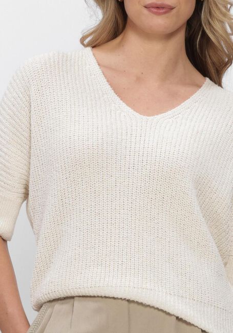 SIMPLE Haut SHORT SLEEVE TOP Cr&egrave;me - large