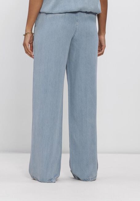 Lichtblauwe ANOTHER LABEL Wijde broek ALEMMY PANTS - large