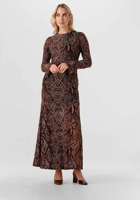 ROUGE EDIT Robe maxi ROUSARI LS MAXI DRESS en marron - large