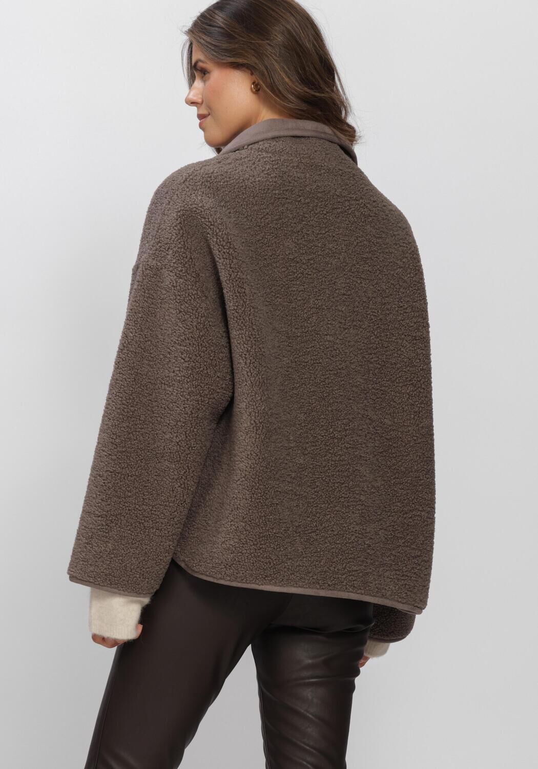 KNIT-TED JILL JACKET Vestes en marron - large