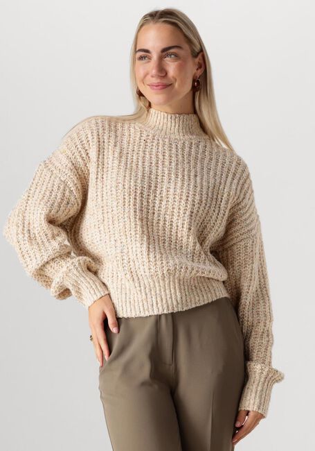 ANOTHER LABEL Pull DYLAN KNITTED PULL en beige - large