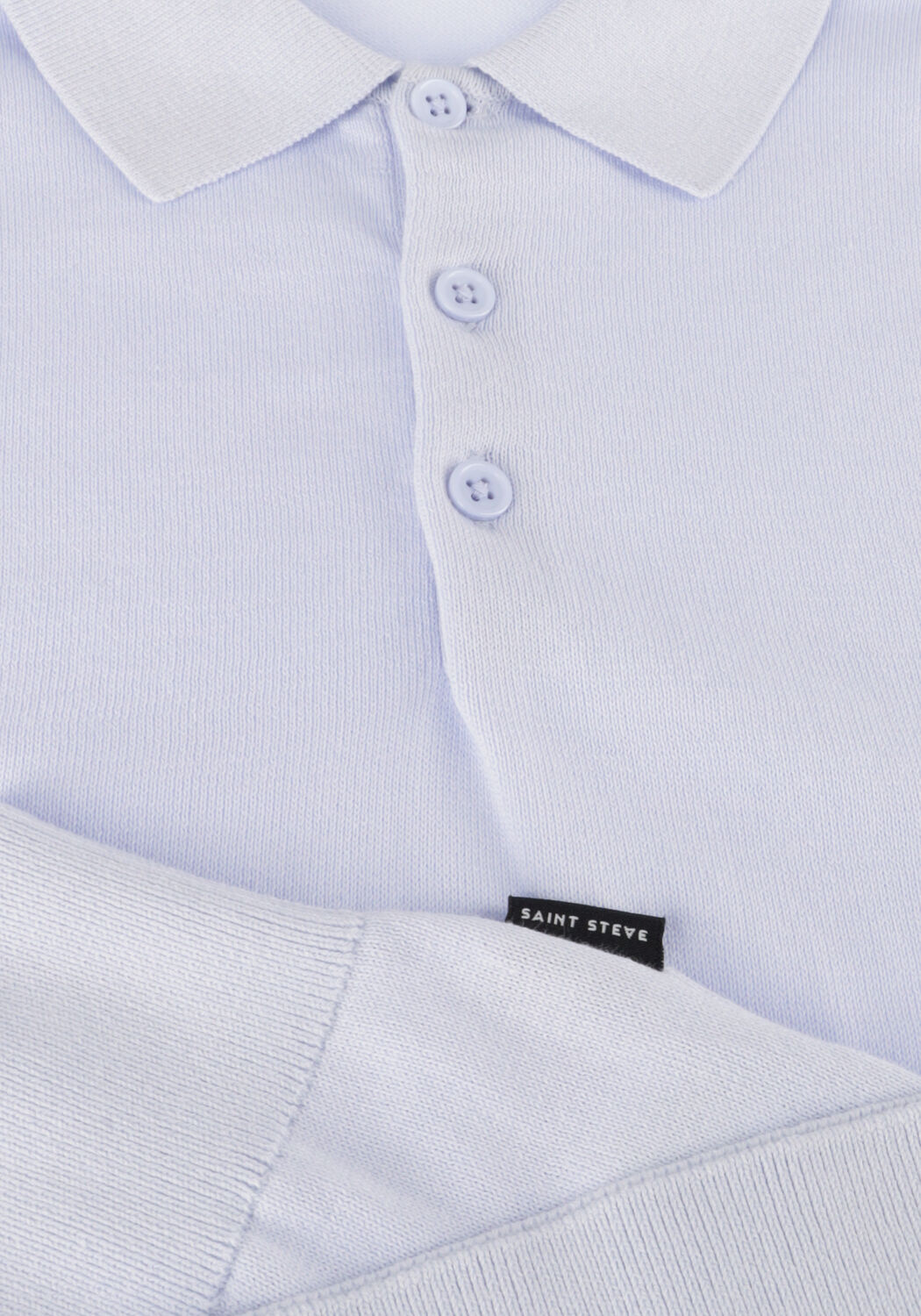 SAINT STEVE Polo CHRIS Bleu clair - large