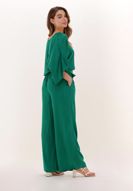 SUMMUM Combinaison JUMPSUIT VISCOSE SATIN en vert - large