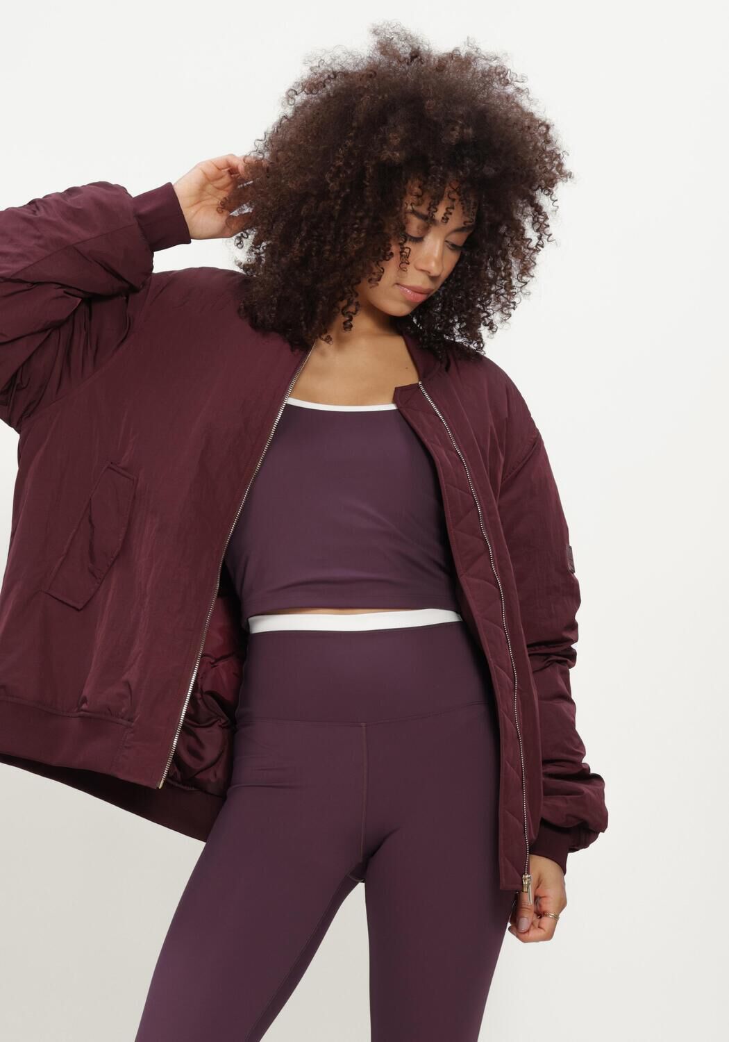 THE LOLA CLUB Jack LINA BOMBER Bordeaux - large