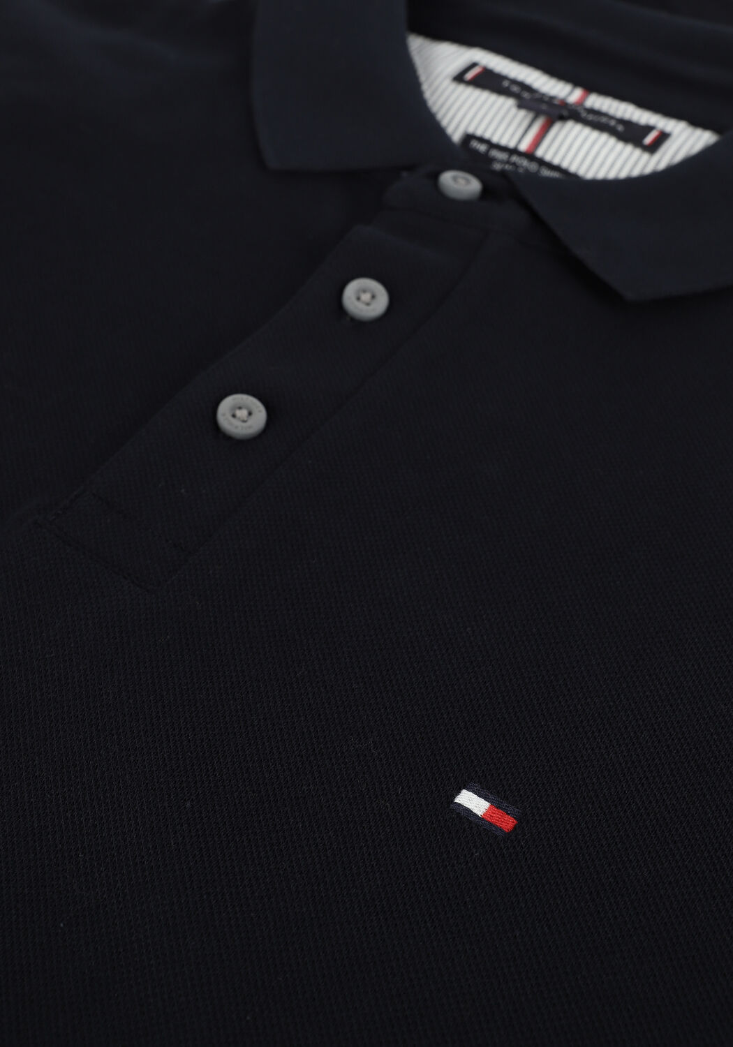 TOMMY HILFIGER Polo 1985 SLIM LS POLO Bleu fonc&eacute; - large